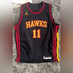 Jordan Black and Yellow Hawks Jersey